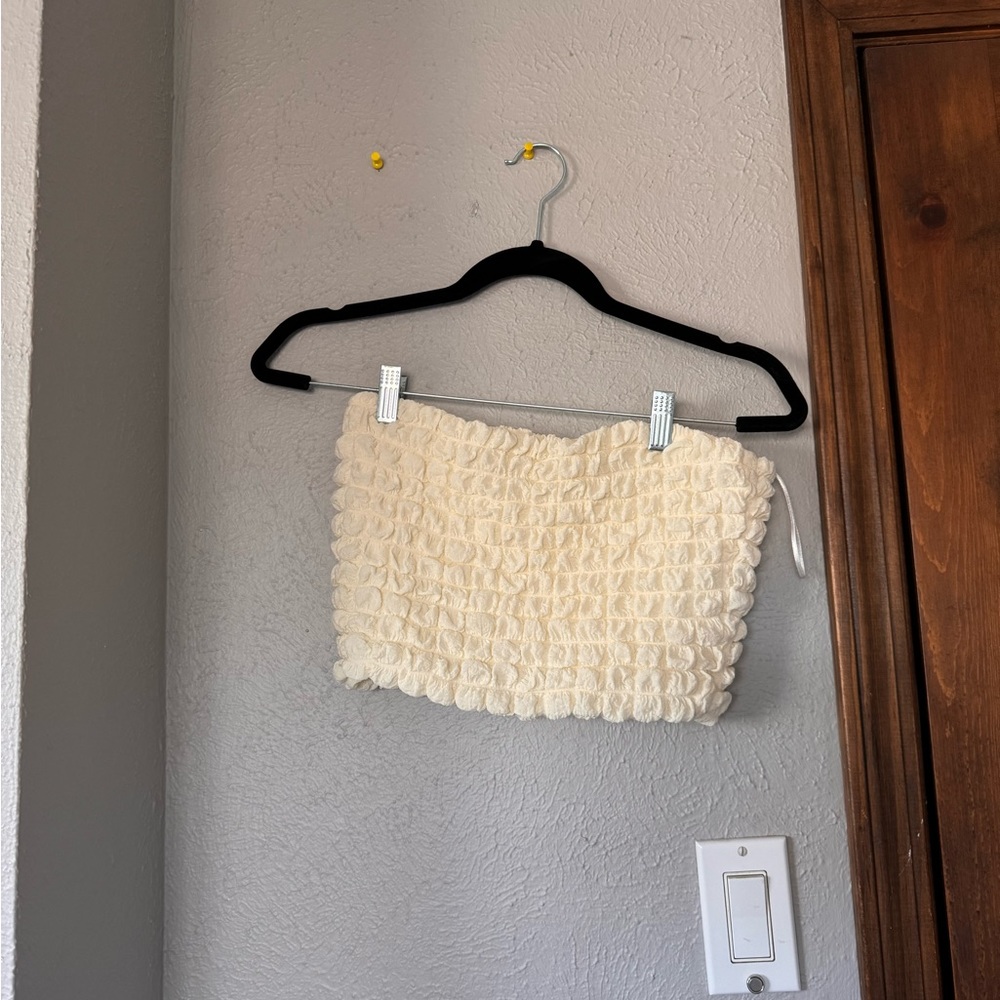 White tube top